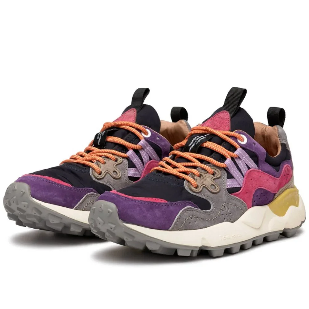 NWT Flower Mountain Yamano 3 Woman - EU 39 - US 8 - Black-Violet Color - Picture 1 of 8